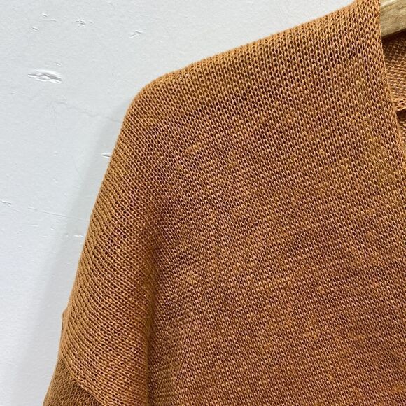 Demylee Linen Open Front Duster Cardigan Medium - Picture 4 of 6